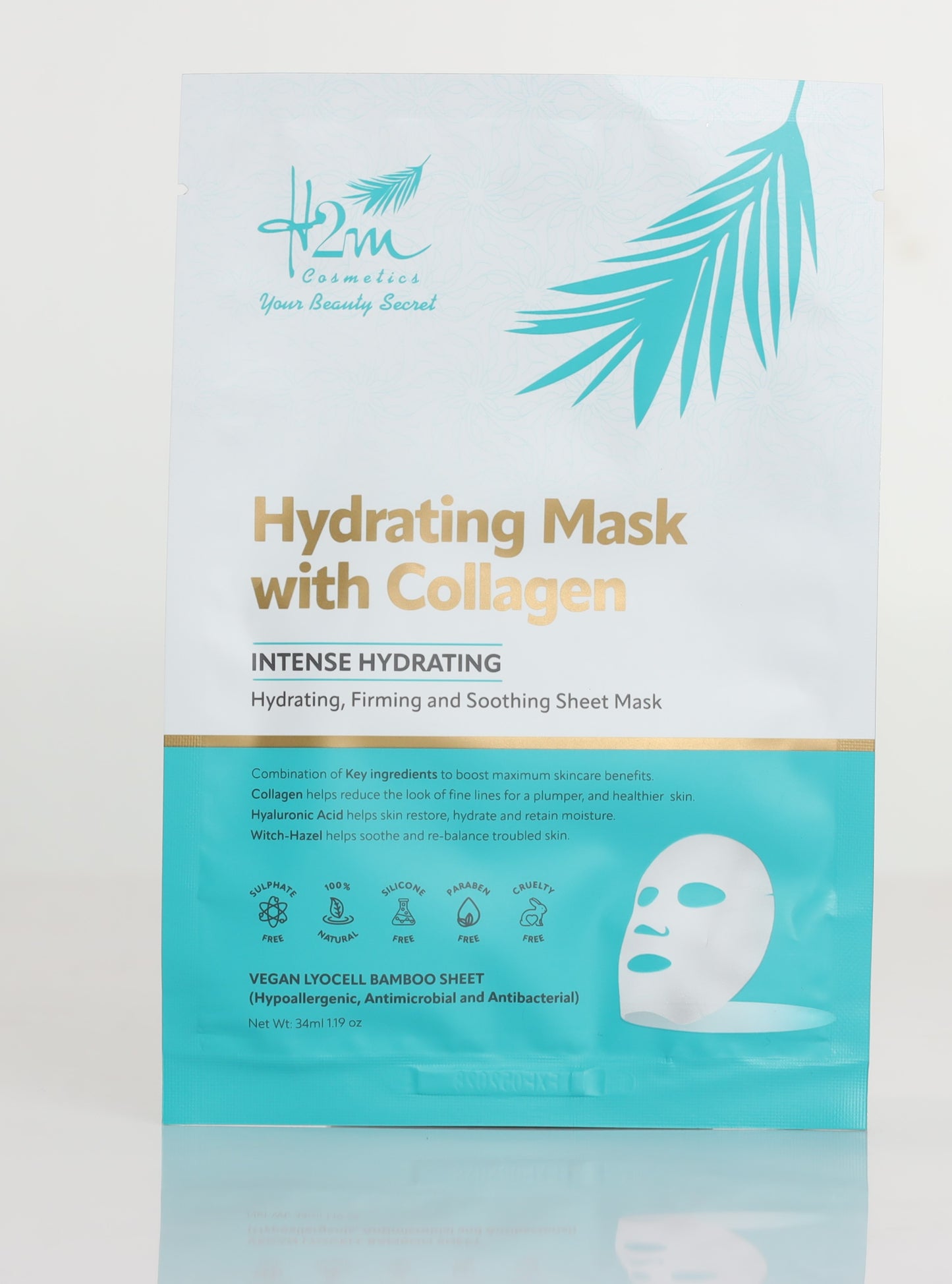 H2M Hydrating Mask with Collagen – Deep Moisture & Firming Formula