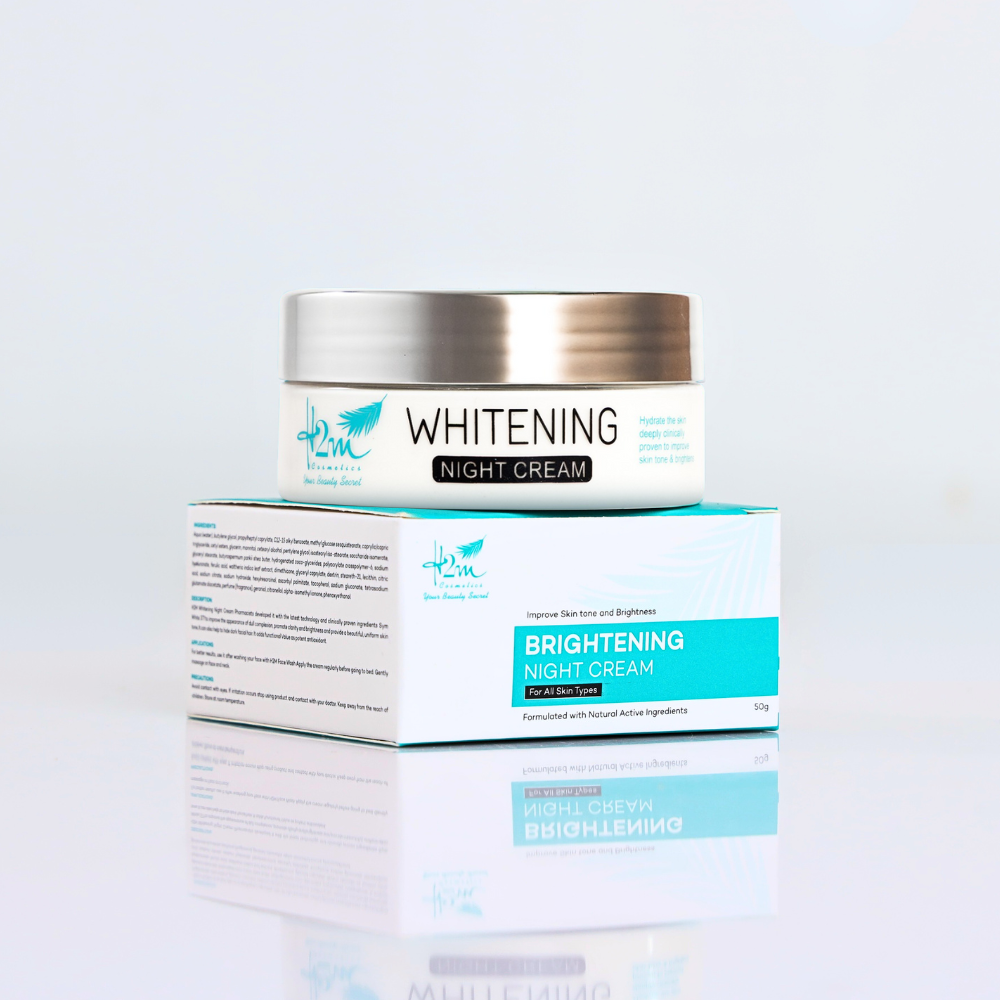 H2M Night Cream for Whitening and Brightening