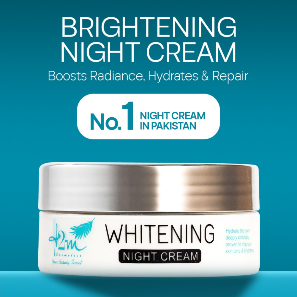 H2M Night Cream for Whitening and Brightening