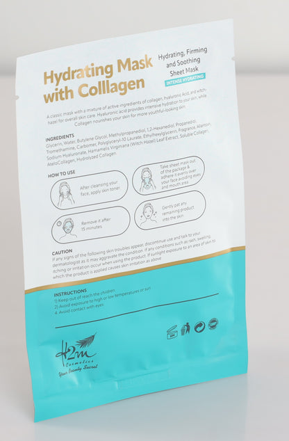 H2M Hydrating Mask with Collagen – Deep Moisture & Firming Formula