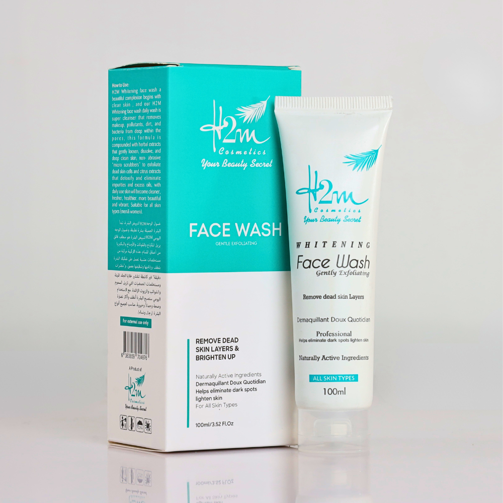 H2M Whitening Face Wash – H2M Cosmetics