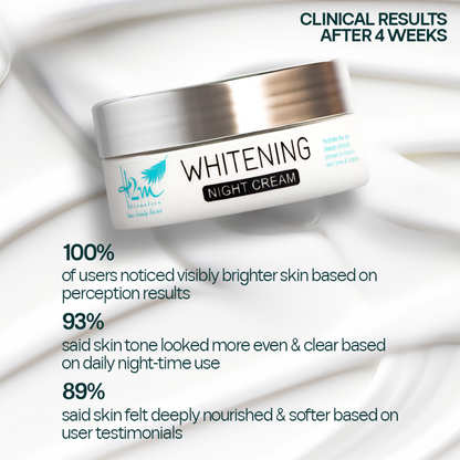 H2M Night Cream for Whitening and Brightening